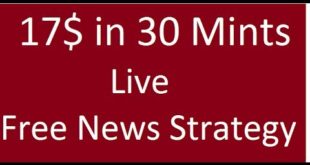 Forex News Trading Live 17% Profit Free Strategy Urdu Hindi