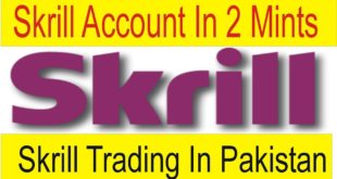 Skrill Account in Pakistan Open in Just 2 Mints Withdraw through Mobicash Account By Tani Forex