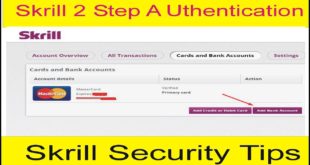 skrill security Two Step Authentication ! Security Tips of Skrill in Urdu and Hindi By Tani Forex