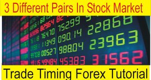 3 Different Pairs Of Stock Market | Forex Market Trading Time