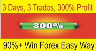 3 Days 3 Trades 300% Profit 90% Win High Profit Forex Trading Strategy