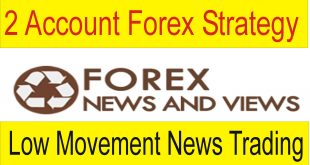 Forex News Trading Strategy | Low Movement Double Accounts Tricks