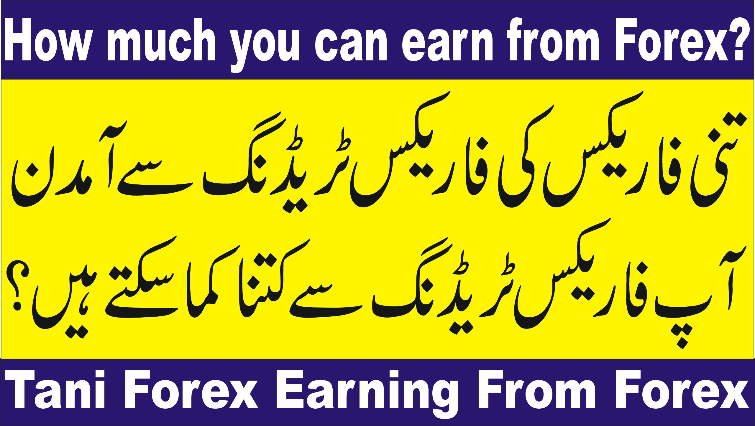 Tani Forex Profit Income | How Much i can earn from trading Tani tutorial in Urdu and Hindi