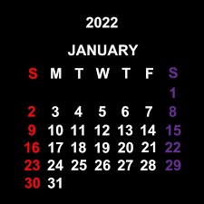 January 2022 Signals and Results