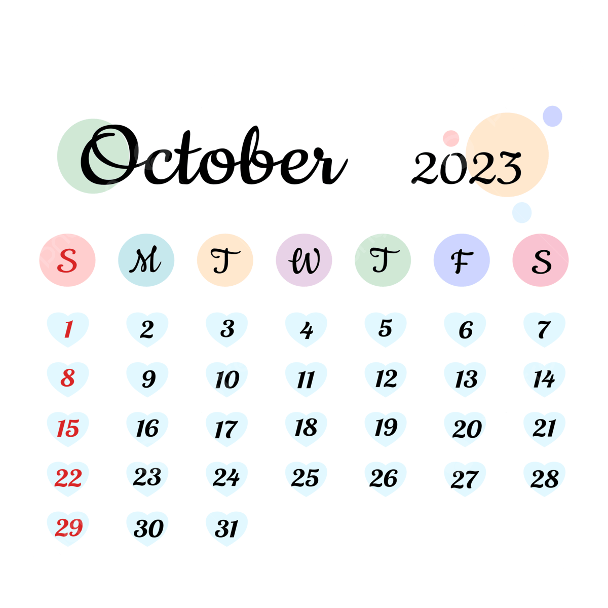 October 2023 signals and results