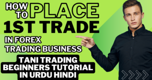 How to place First trade in Forex trading business ! Tani trading beginners tutorial in Urdu Hindi